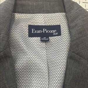 Evan Picone Charcoal Suit Jacket